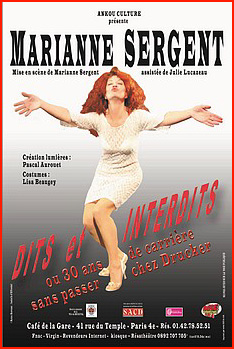 Marianne Sergent au Café de la Gare